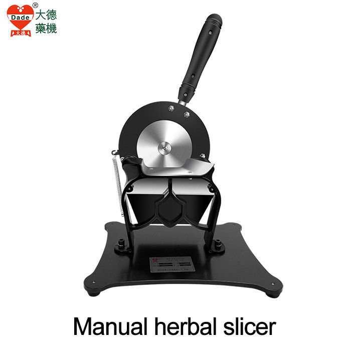 Adjustable Thickness Manual Herbal Slicing Machine 120 pieces/minute